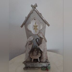 Holy Family Nativity Figurine Grasslands Road Christmas Pre-owned Hard to Find